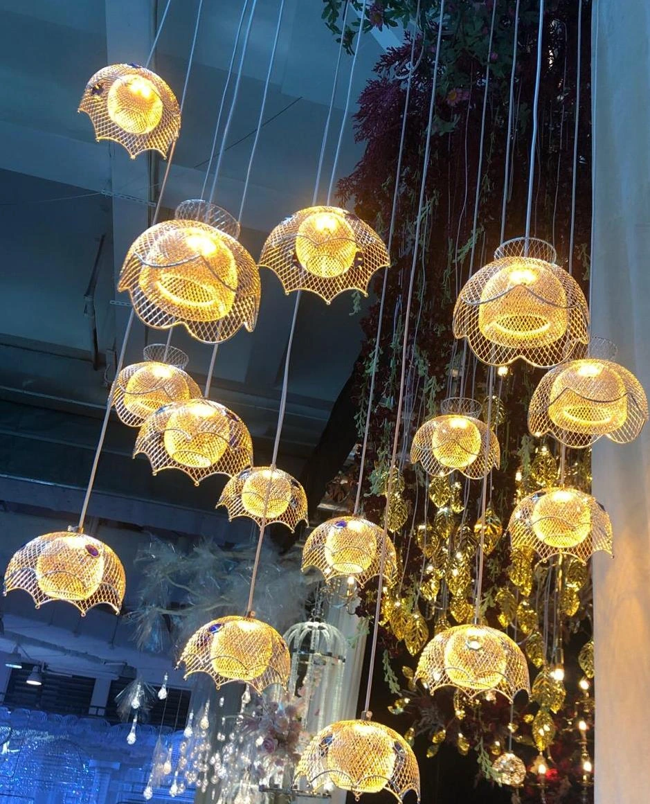 Hanging Light Umbrella set of 10
